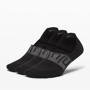 Lululemon power stride no-show socks w/ active grip, size small, NEW, six pairs